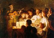 Victor Gilbert The Song Peddler oil painting